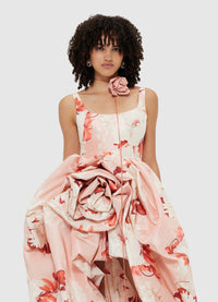 Exclusive Leo Lin Illiana Rose Gown - Peony Print