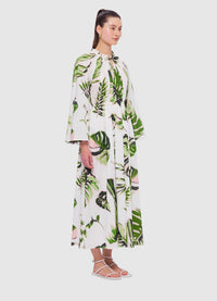 Exclusive Leo Lin Alexia Midi Dress in Botanica Print