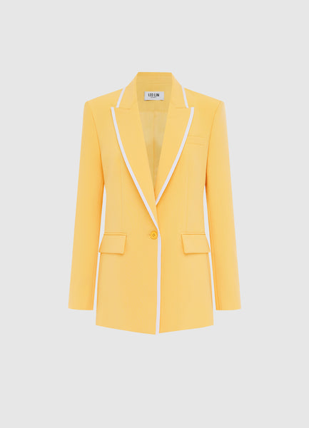 Exclusive Leo Lin Andie Blazer in Canary