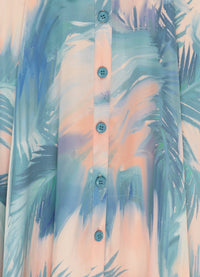 Exclusive Leo Lin Anita Pocket Shirt Dress in Dreamscape Print