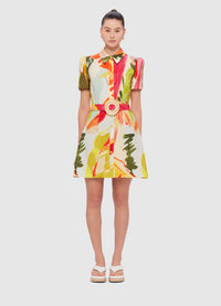 Exclusive Leo Lin Bronte Mini Dress in Rainforest Print