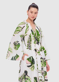 Exclusive Leo Lin Alexia Midi Dress in Botanica Print