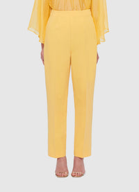 Exclusive Leo Lin Harriet Straight Leg Pants in Canary