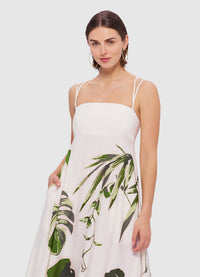 Exclusive Leo Lin Izzie Midi Dress in Botanica Print