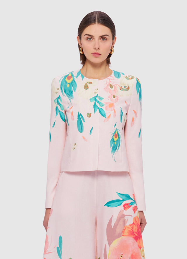 Exclusive Leo Lin Ramona Jacket in Euphoria Print