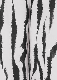 Exclusive Leo Lin Shelley Pants in Tiger Print in White