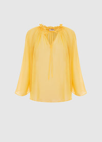 Exclusive Leo Lin Dani Blouse in Canary
