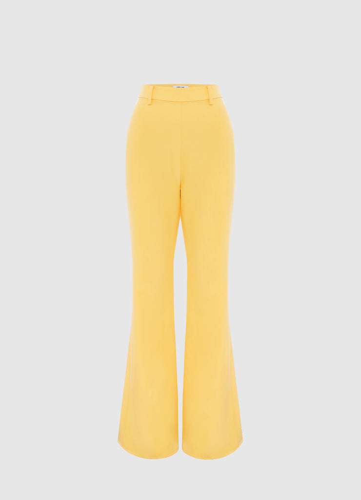 Daria Split Pants - Canary | LEO LIN® Official Website