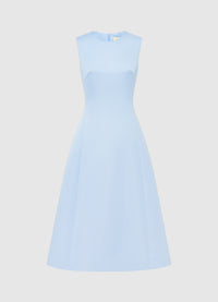 Exclusive Leo Lin Cleo Sleeveless Midi Dress - Sky Blue