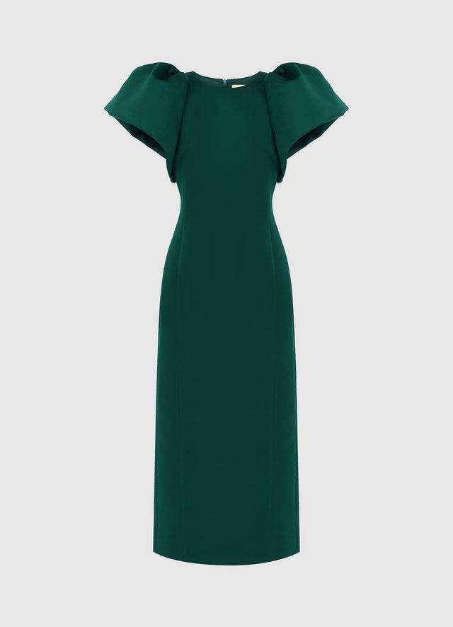 Exclusive Leo Lin Lucinda Maxi Dress - Emerald