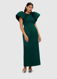 Exclusive Leo Lin Lucinda Maxi Dress - Emerald