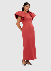 Exclusive Leo Lin Lucinda Maxi Dress - Mulberry