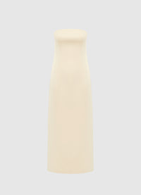 Exclusive Leo Lin Rayna Bustier Maxi Dress - Champagne