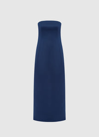 Exclusive Leo Lin Rayna Bustier Maxi Dress - Navy