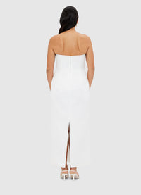 Exclusive Leo Lin Rayna Bustier Maxi Dress - Snow