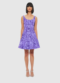 Exclusive Leo Lin Blaire Mini Dress - Lavender