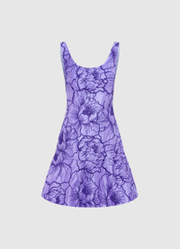 Exclusive Leo Lin Blaire Mini Dress - Lavender