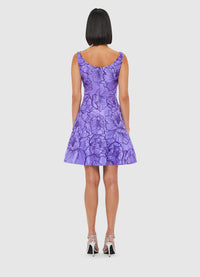 Exclusive Leo Lin Blaire Mini Dress - Lavender