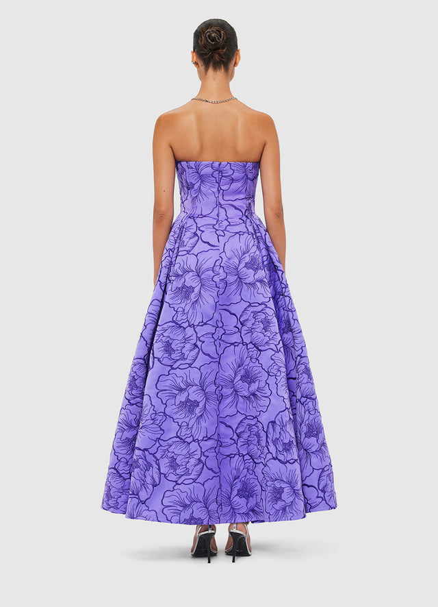 Exclusive Leo Lin Nora Bustier Maxi Dress - Lavender