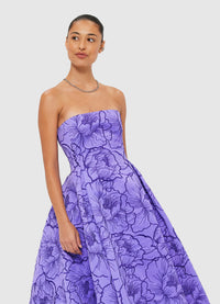 Exclusive Leo Lin Nora Bustier Maxi Dress - Lavender