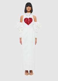 Exclusive Leo Lin Lucille Maxi Dress - Snow