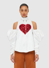 Exclusive Leo Lin Christa Blouse - Snow