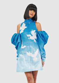 Exclusive Leo Lin Libby Mini Dress - Aerial Print