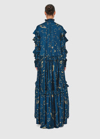 Exclusive Leo Lin Catherine Maxi Dress - Celestial Print