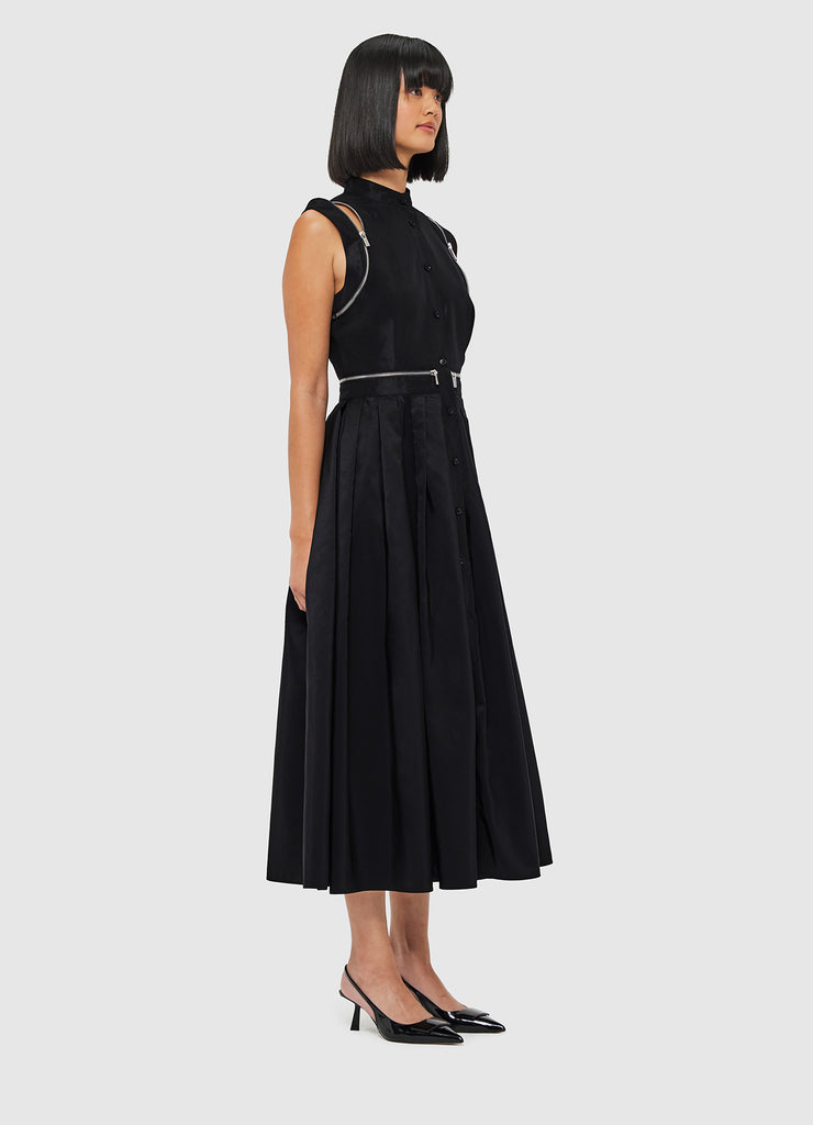 Edie Midi Dress - Ebony – LEO LIN