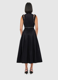 Exclusive Leo Lin Edie Midi Dress - Ebony