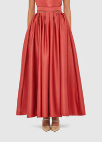 Exclusive Leo Lin Ember Maxi Skirt - Mulberry