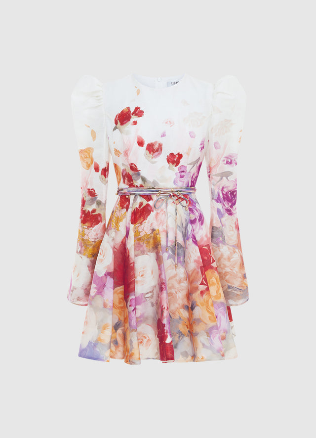 Exclusive Leo Lin Jordyn Mini Dress - Fleur Print