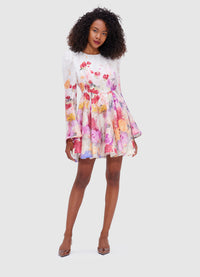 Exclusive Leo Lin Jordyn Mini Dress - Fleur Print