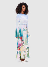 Exclusive Leo Lin Francesca Maxi Dress - Jardin Print