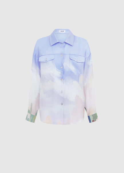 Exclusive Leo Lin Mariella Blouse - Jardin Print