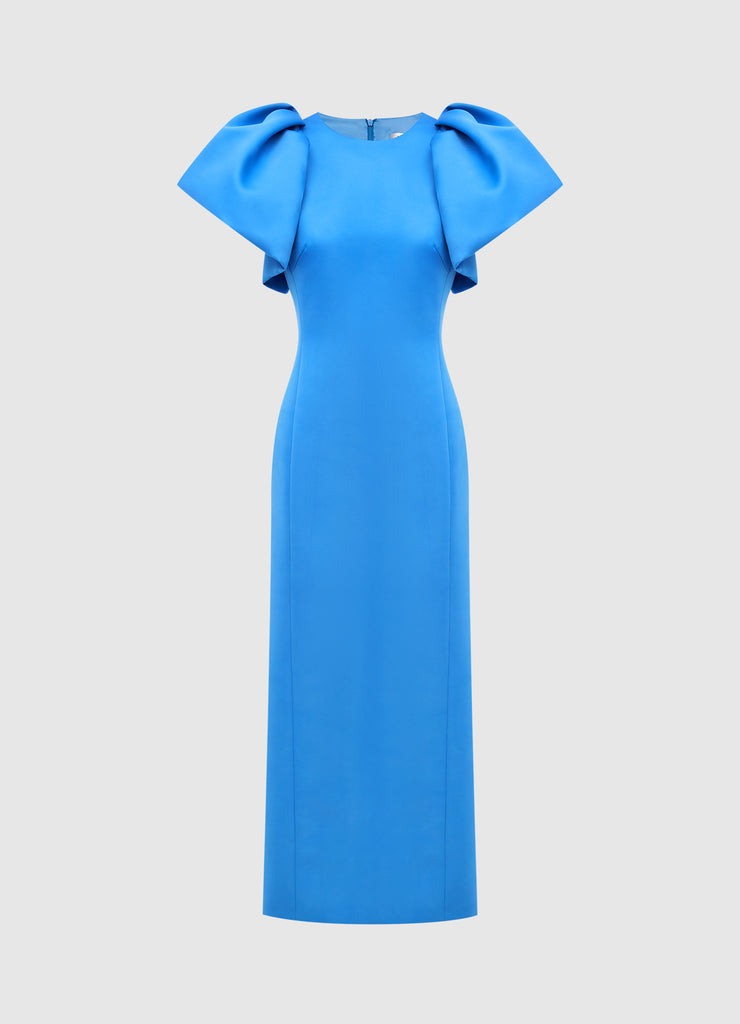Lucinda Maxi Dress - Steel Blue | LEO LIN® Official Website