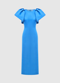 Exclusive Leo Lin Lucinda Maxi Dress - Steel Blue