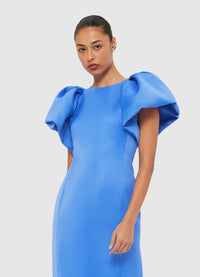 Exclusive Leo Lin Lucinda Maxi Dress - Steel Blue