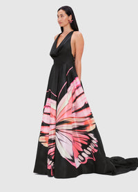 Exclusive Leo Lin Arya Gown - Papillon Print