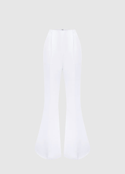 Exclusive Leo Lin Maya Flared Pants - Snow