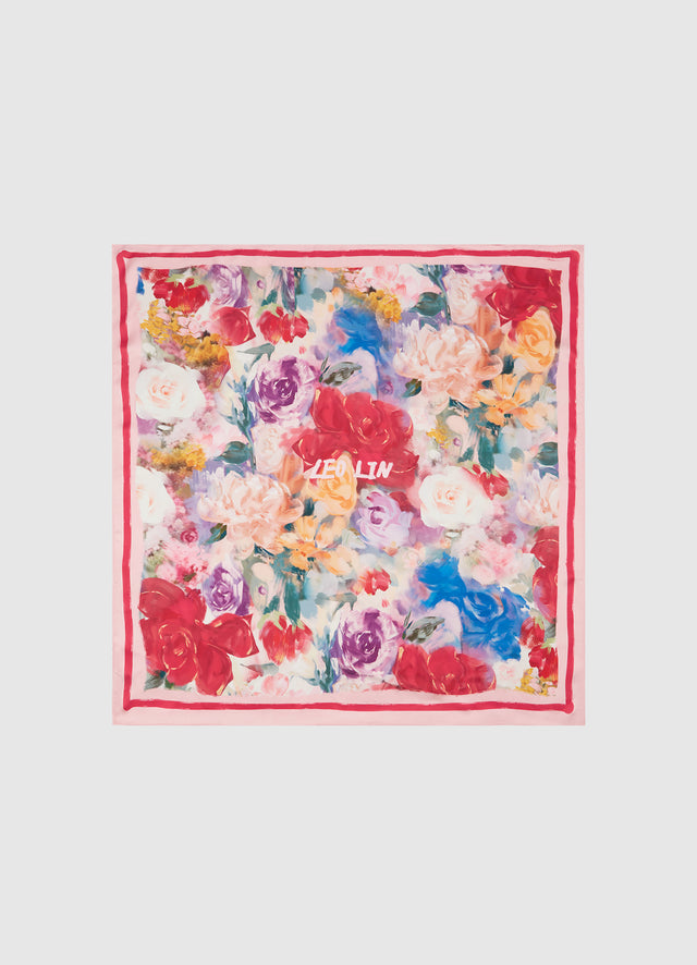 Exclusive Leo Lin Small Scarf - Fleur Print