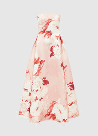 Exclusive Leo Lin Nora Bustier Maxi Dress - Peony Print