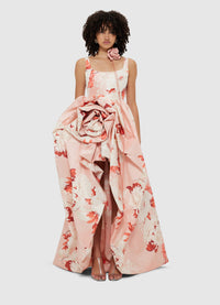 Exclusive Leo Lin Illiana Rose Gown - Peony Print