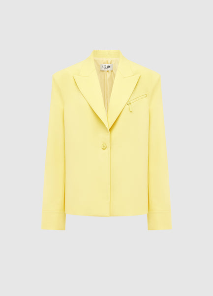 Exclusive Leo Lin Jovanna Blazer - Sorbet Yellow