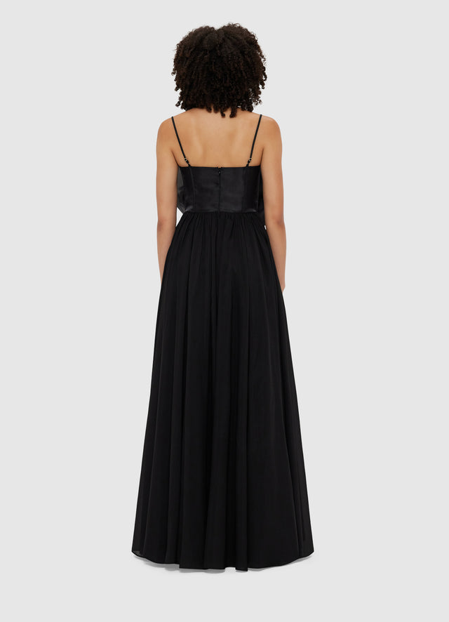 Exclusive Leo Lin Bloom Rose Maxi Dress - Ebony