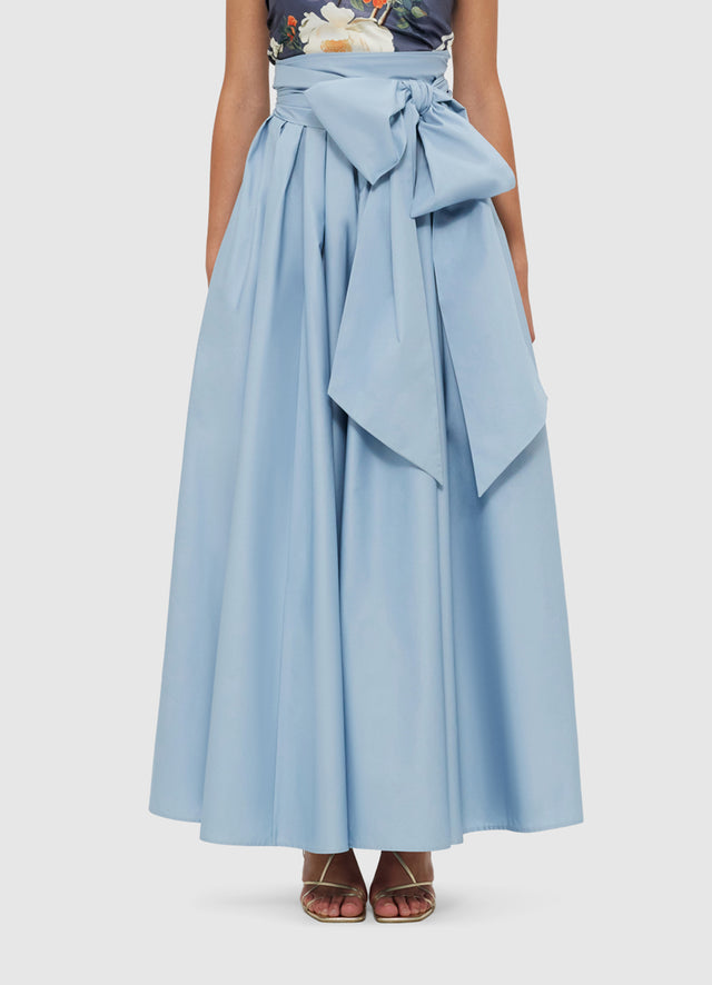 Exclusive Leo Lin Valerie Maxi Skirt - Powder Blue