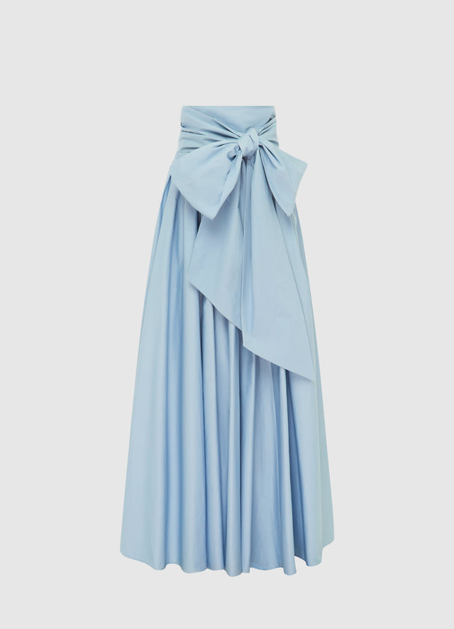 Exclusive Leo Lin Valerie Maxi Skirt - Powder Blue