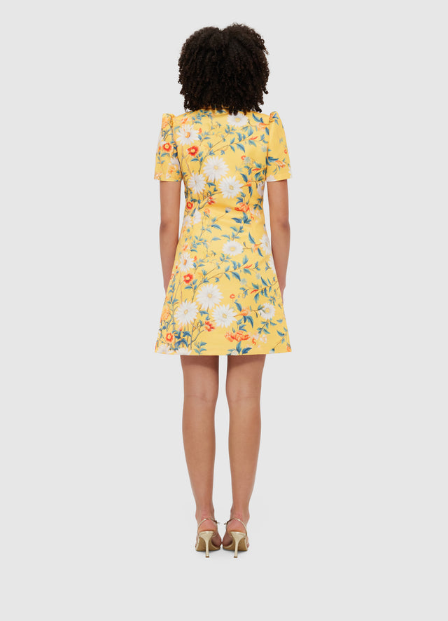 Exclusive Leo Lin Brooke Mini Dress - Daisy Print