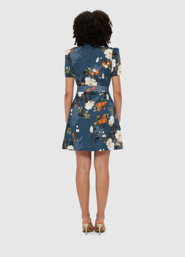 Exclusive Leo Lin Bronte Mini Dress - Pear Blossom Print