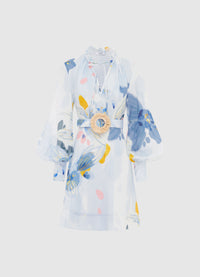 Exclusive Leo Lin Lucy Mini Dress in Tranquility Print
